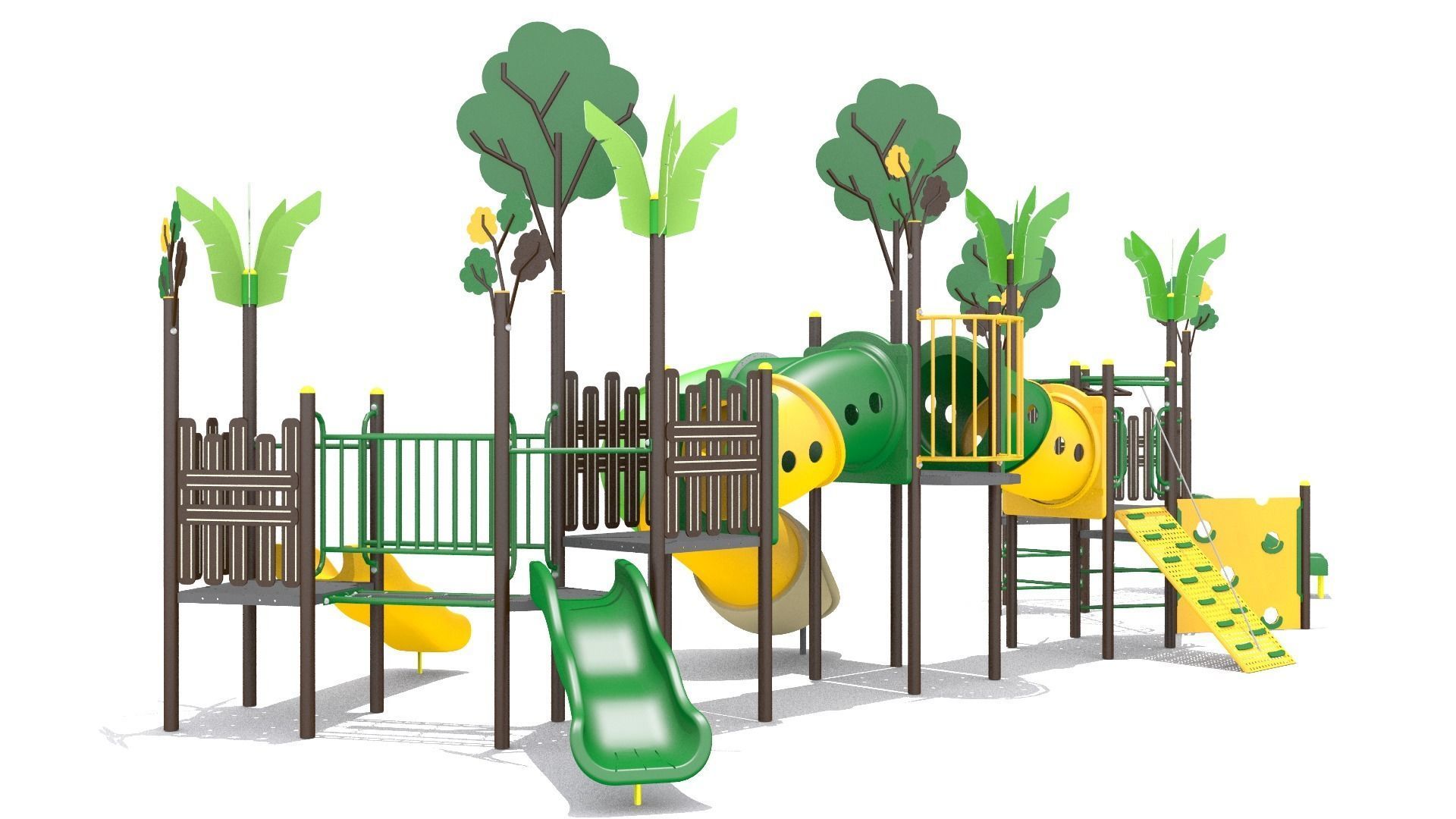 Jungle Playground 3D model_4