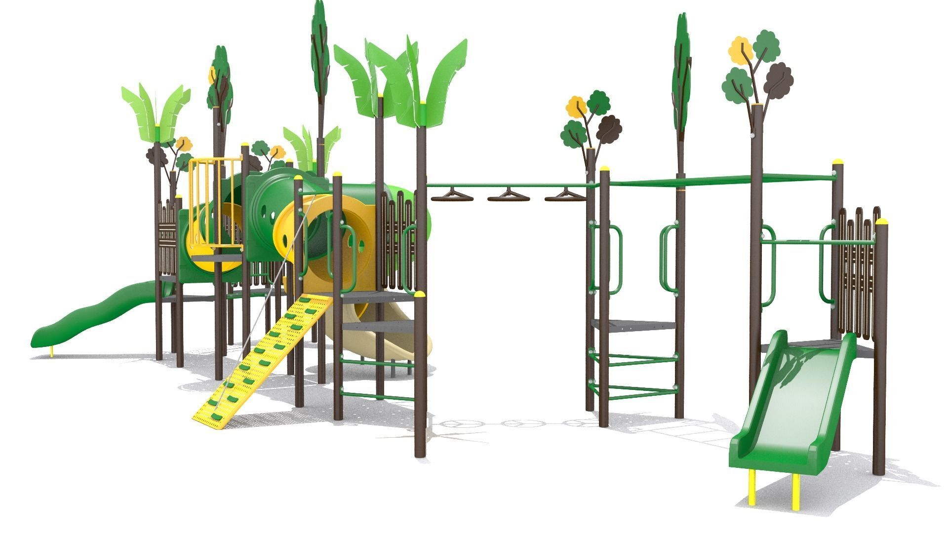Jungle Playground 3D model_5