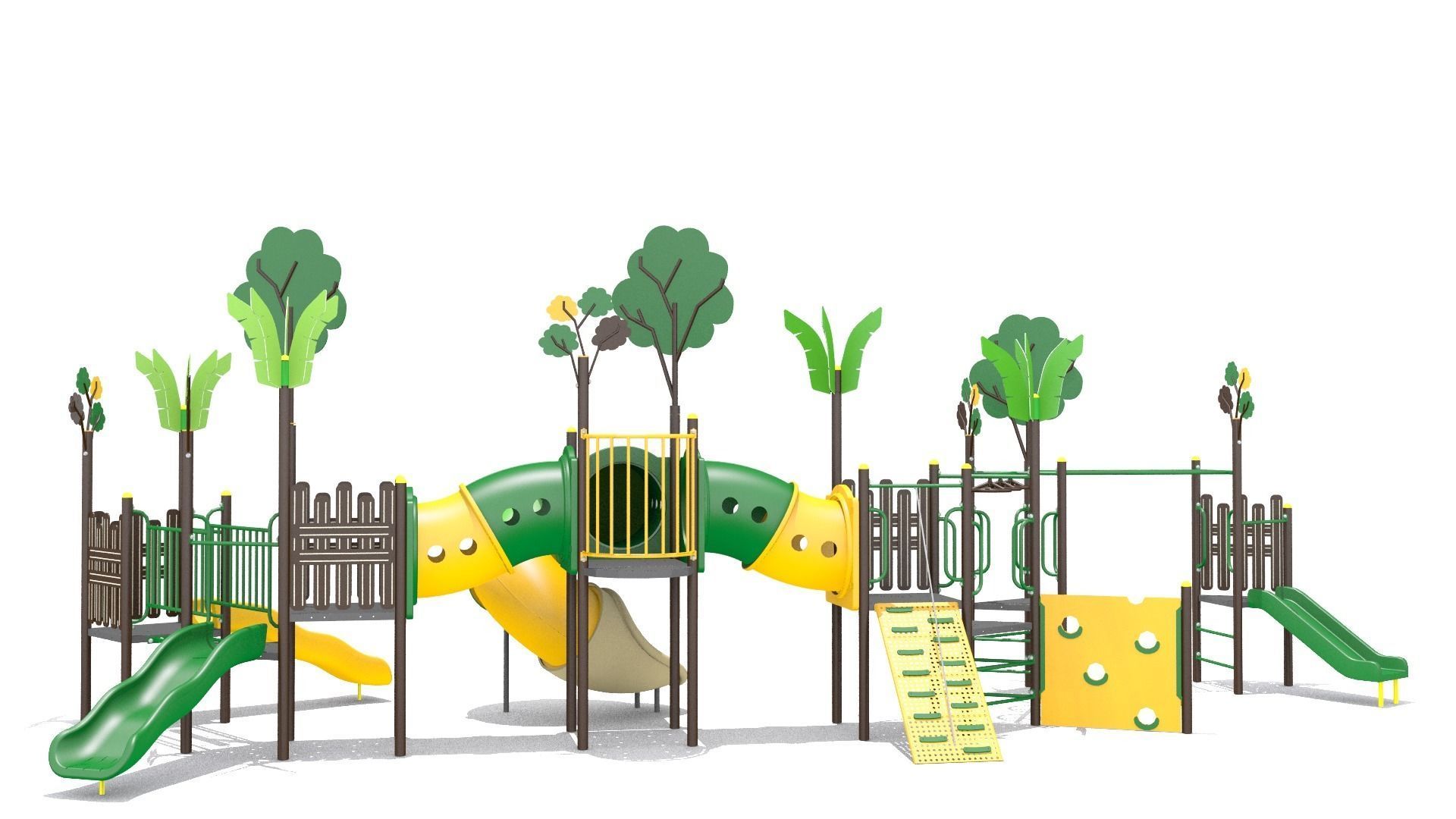Jungle Playground 3D model_3