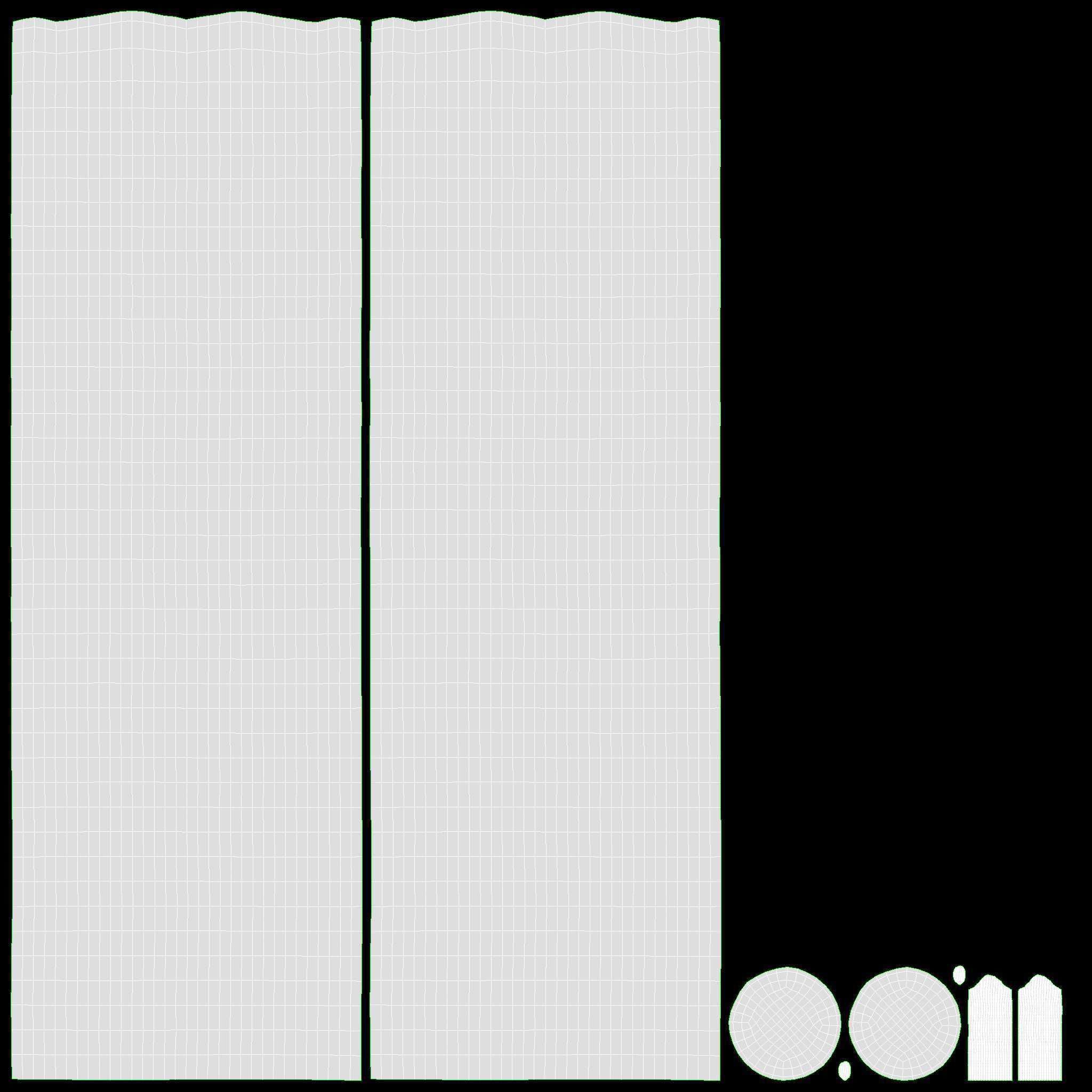 Candlestick with candles antique 01 3D model_13