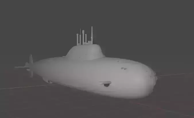 Class Alpha USSR Submarine - Lyra Project - 3D printing