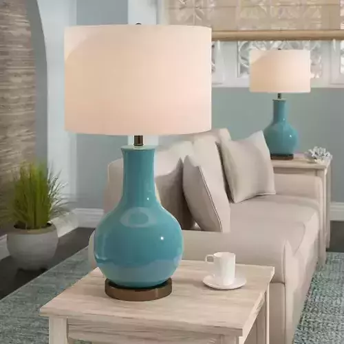 Easingwold Table Lamp Set - 5 Colour 3D model