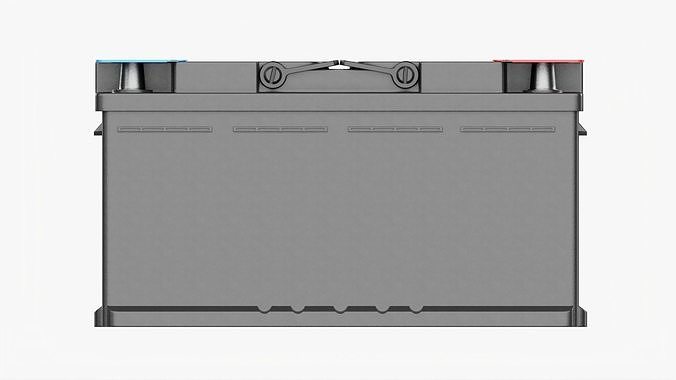 Car battery 03 3D model 5