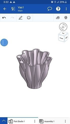Flower vase 3D print model