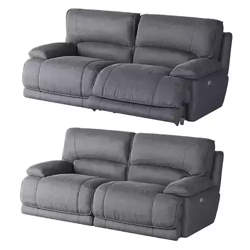 Mario 2 and 3 Piece Dual-Power Reclining Sectional 3D model