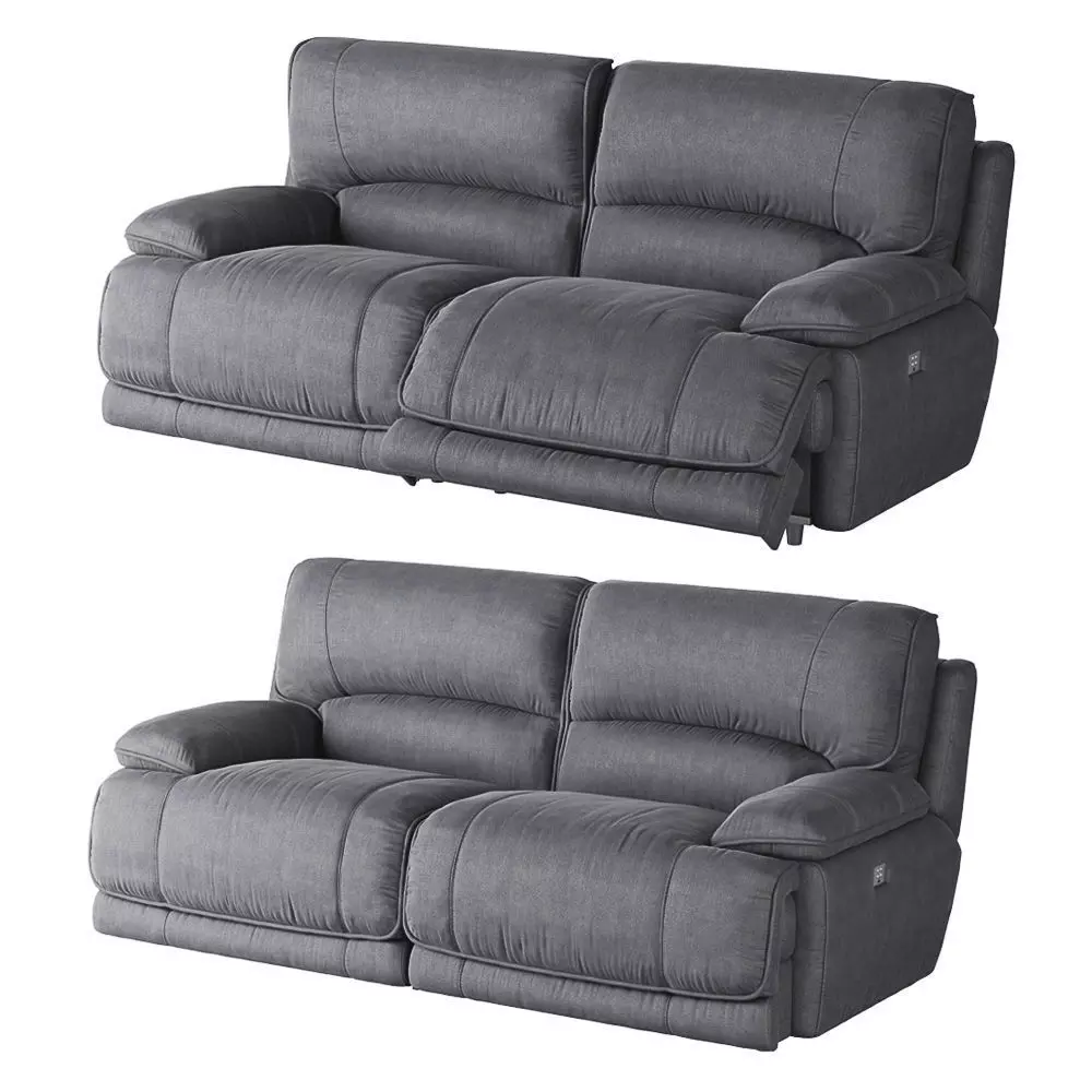 Mario 2 and 3 Piece Dual-Power Reclining Sectional 3D model 3D model