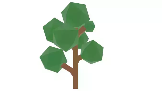 Low Polly Tree - Blender