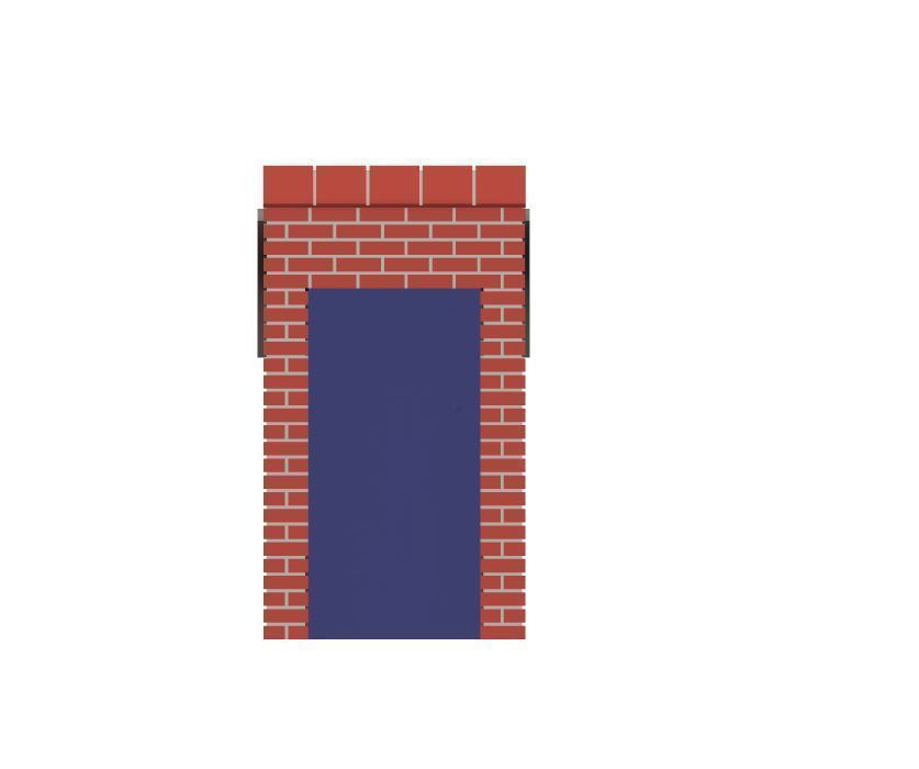 Model Railway Brick Garden Toilet 3D print model_8