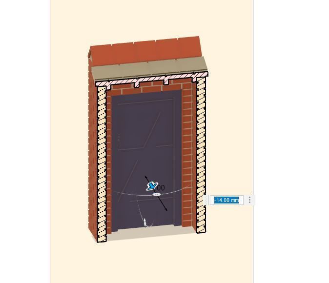 Model Railway Brick Garden Toilet 3D print model_13