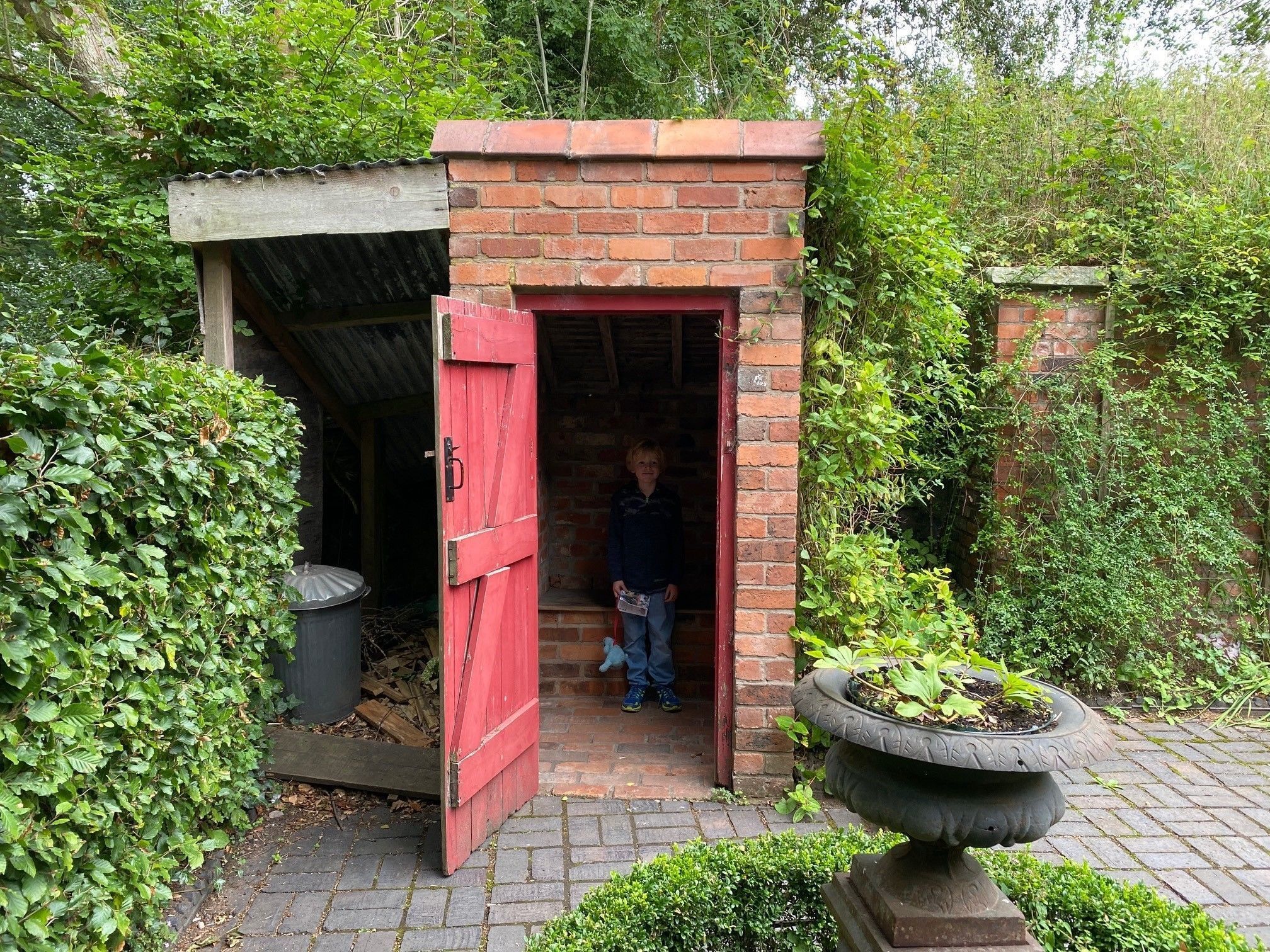 Model Railway Brick Garden Toilet 3D print model_14