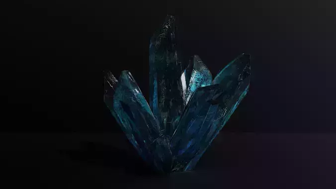 blue crystal