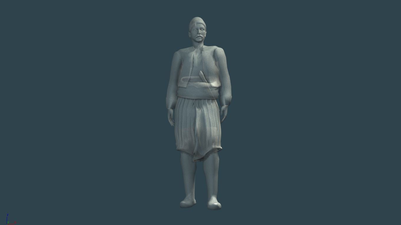Andreas Miaoulis Low-poly 3D model_2