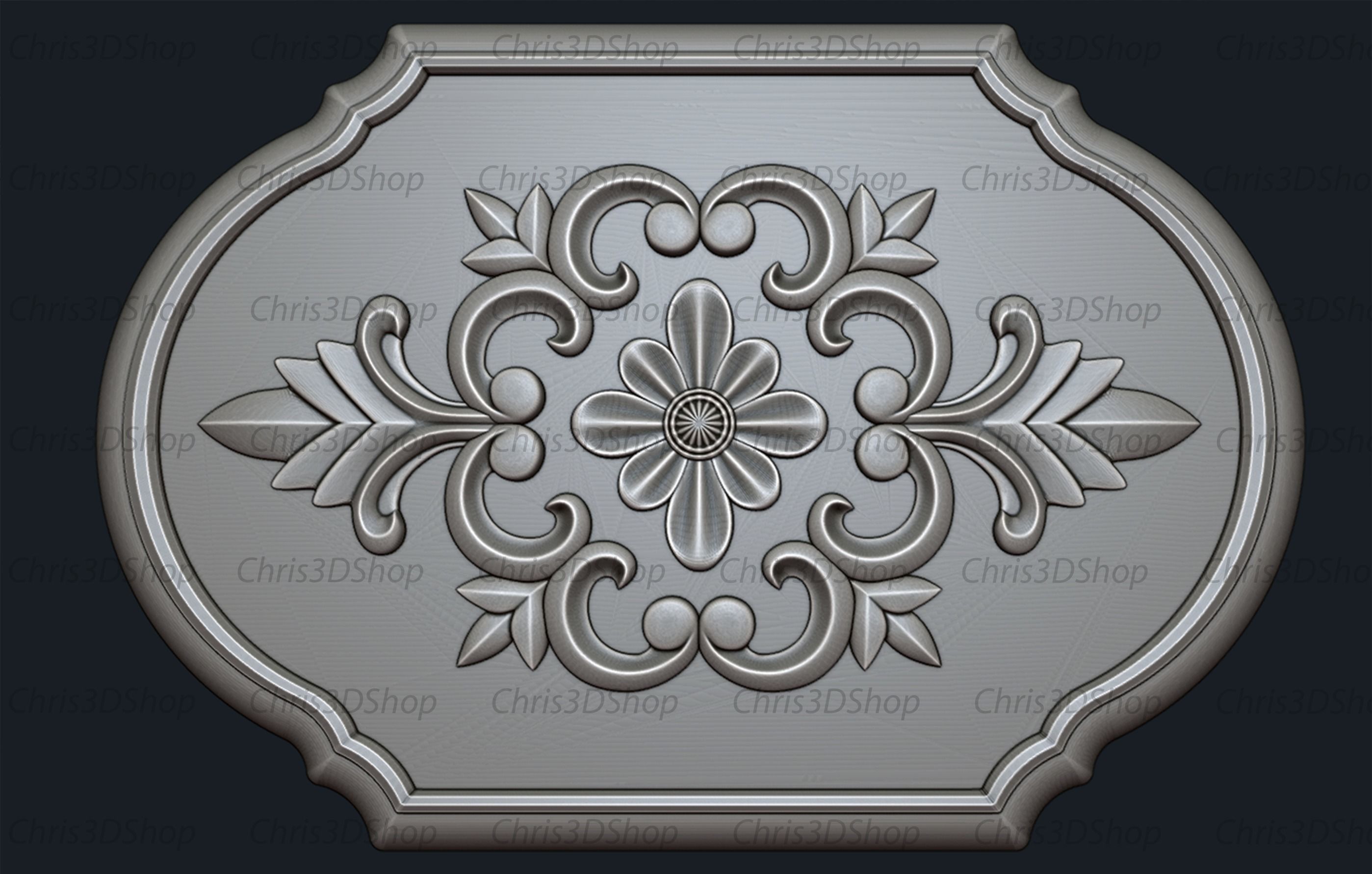 Jewelry Box -3D STL for CNC and 3D Printer 3D print model_2