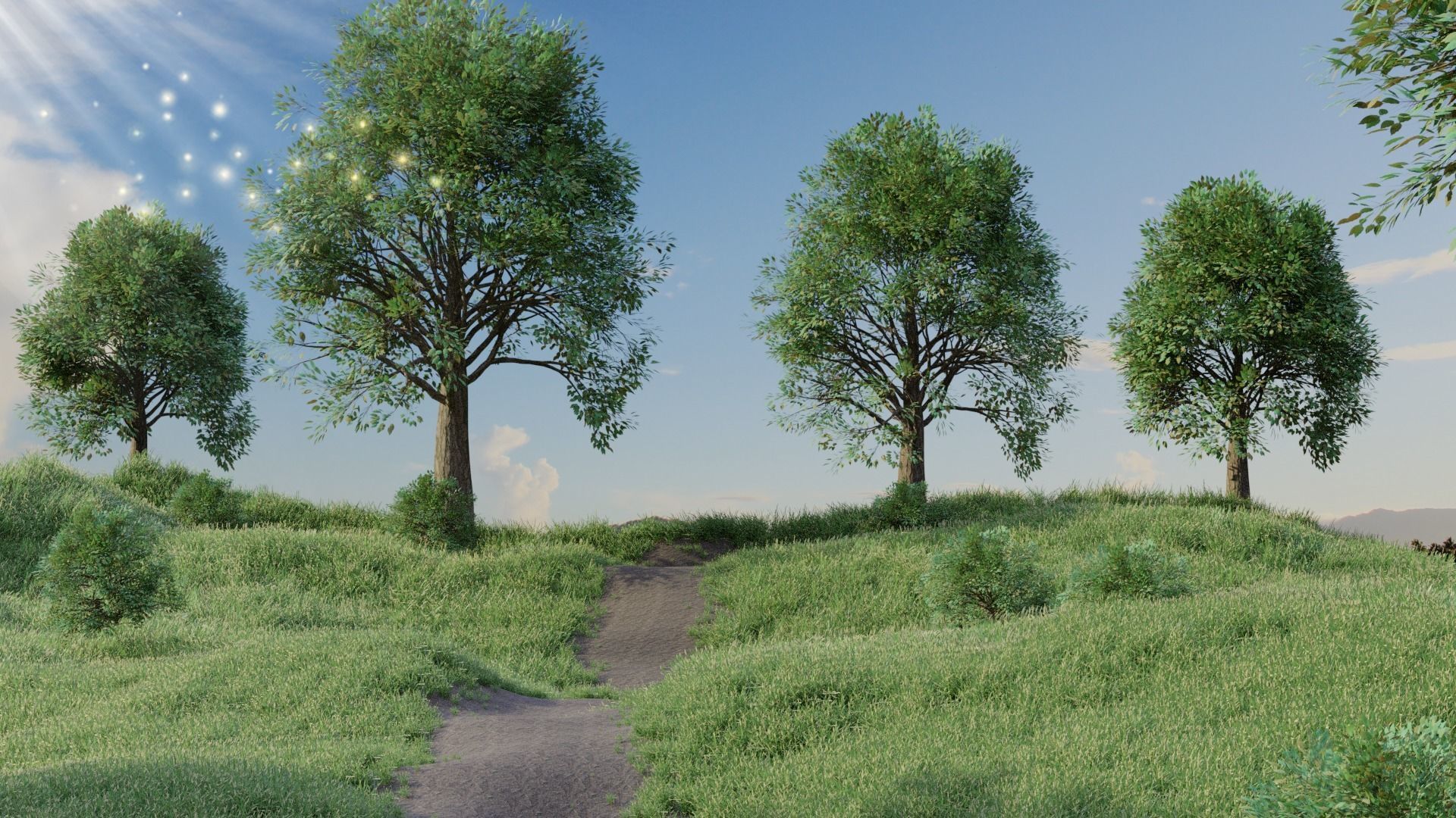 Realistic Nature assets pack  Low-poly 3D model_3