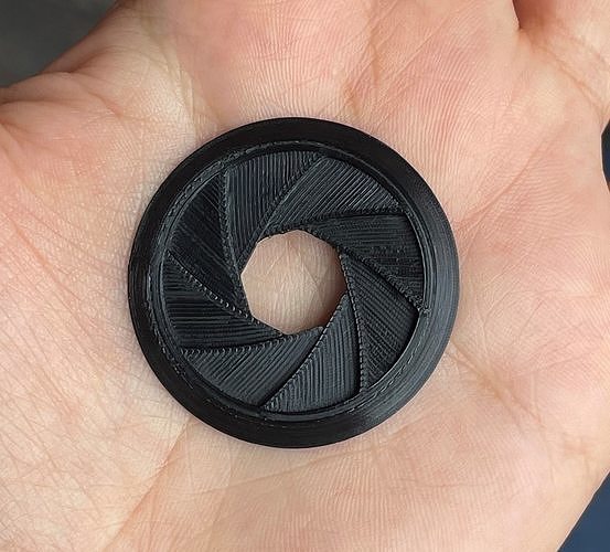 Appeture Camera Lens 3D print model