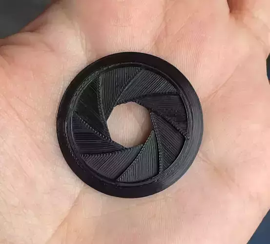 Appeture Camera Lens 3D print model