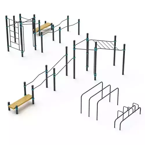 Kenguru Playground Set 3D model