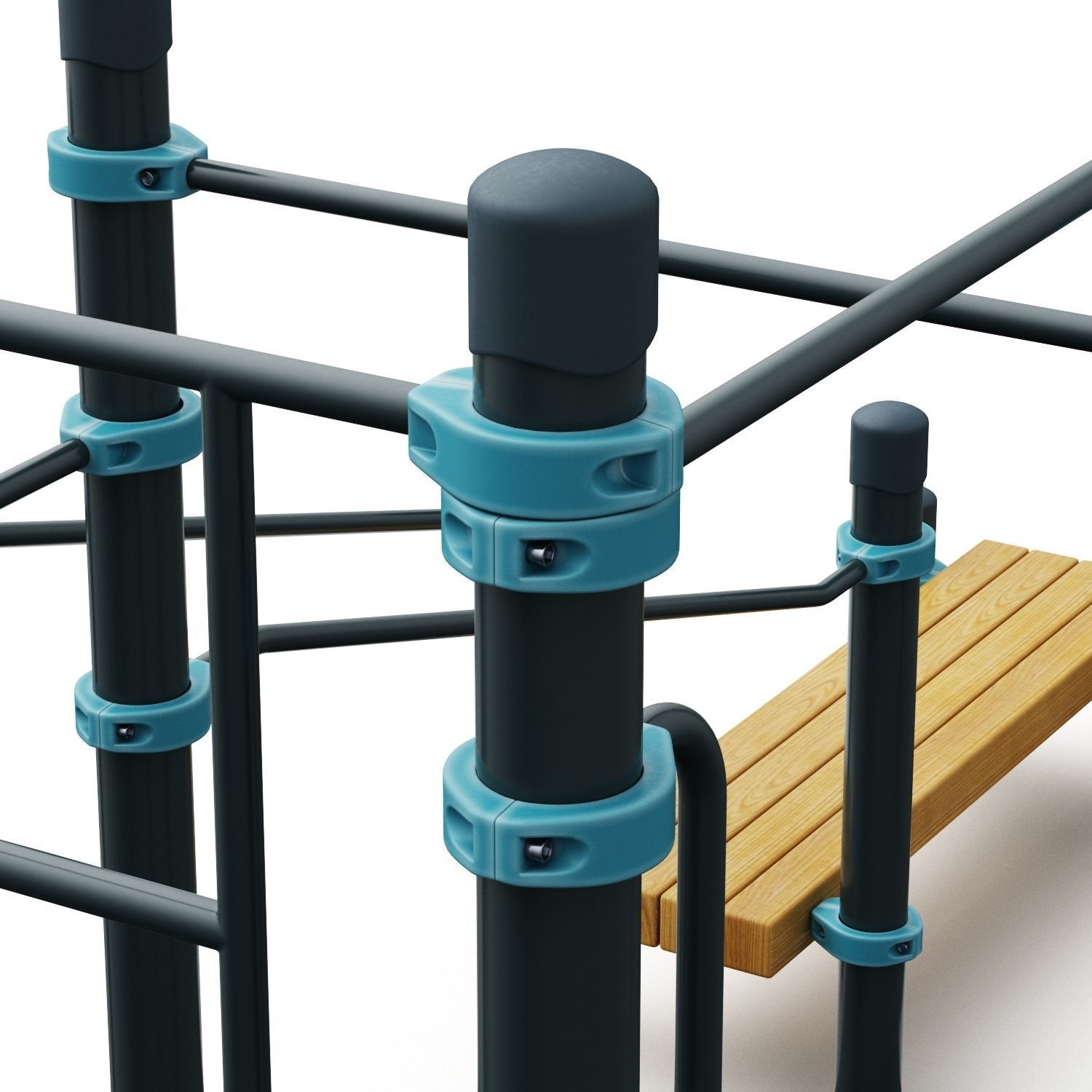 Kenguru Playground Set 3D model_1