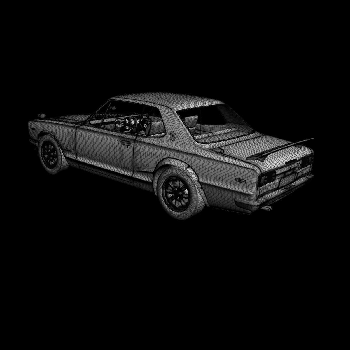 Nissan Skyline GT-R C10 3D model_17