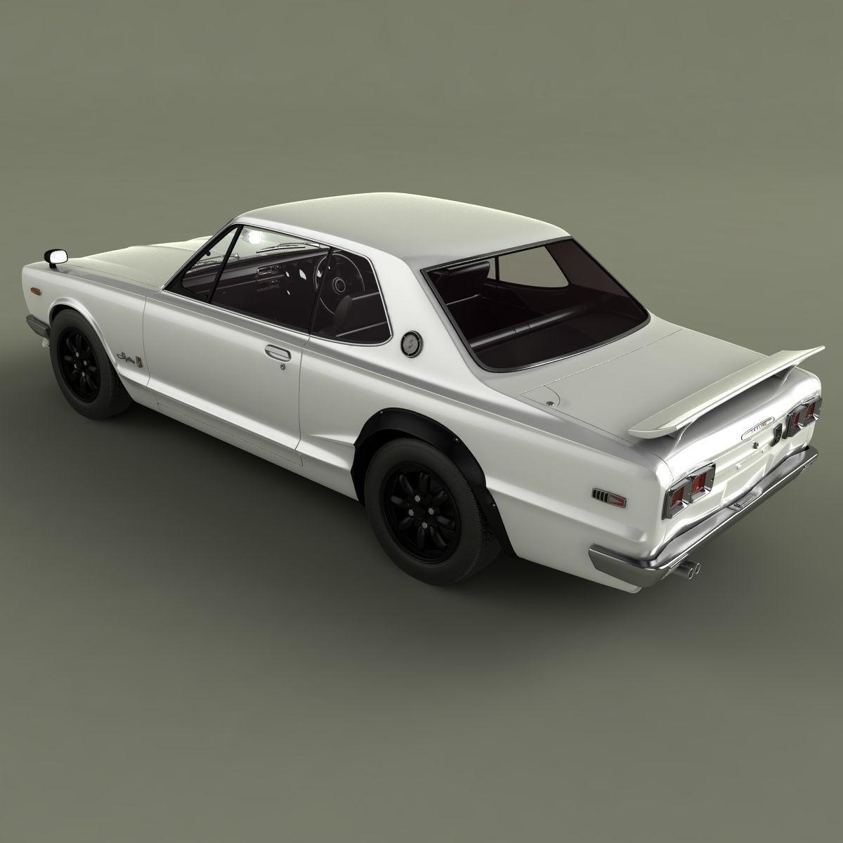 Nissan Skyline GT-R C10 3D model_7