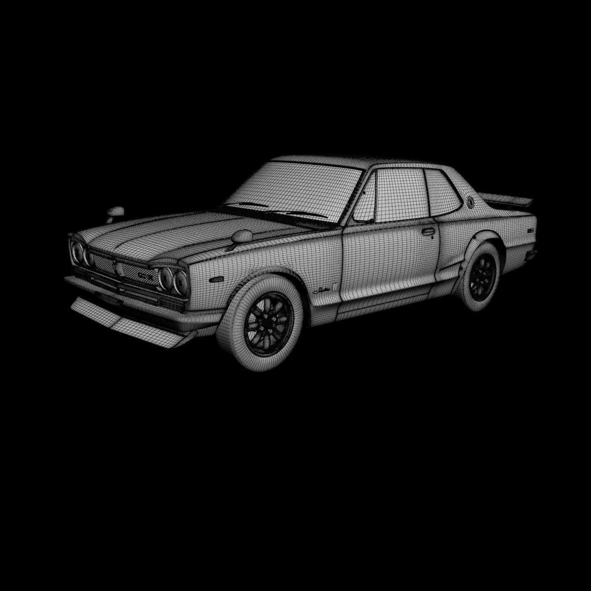 Nissan Skyline GT-R C10 3D model_15