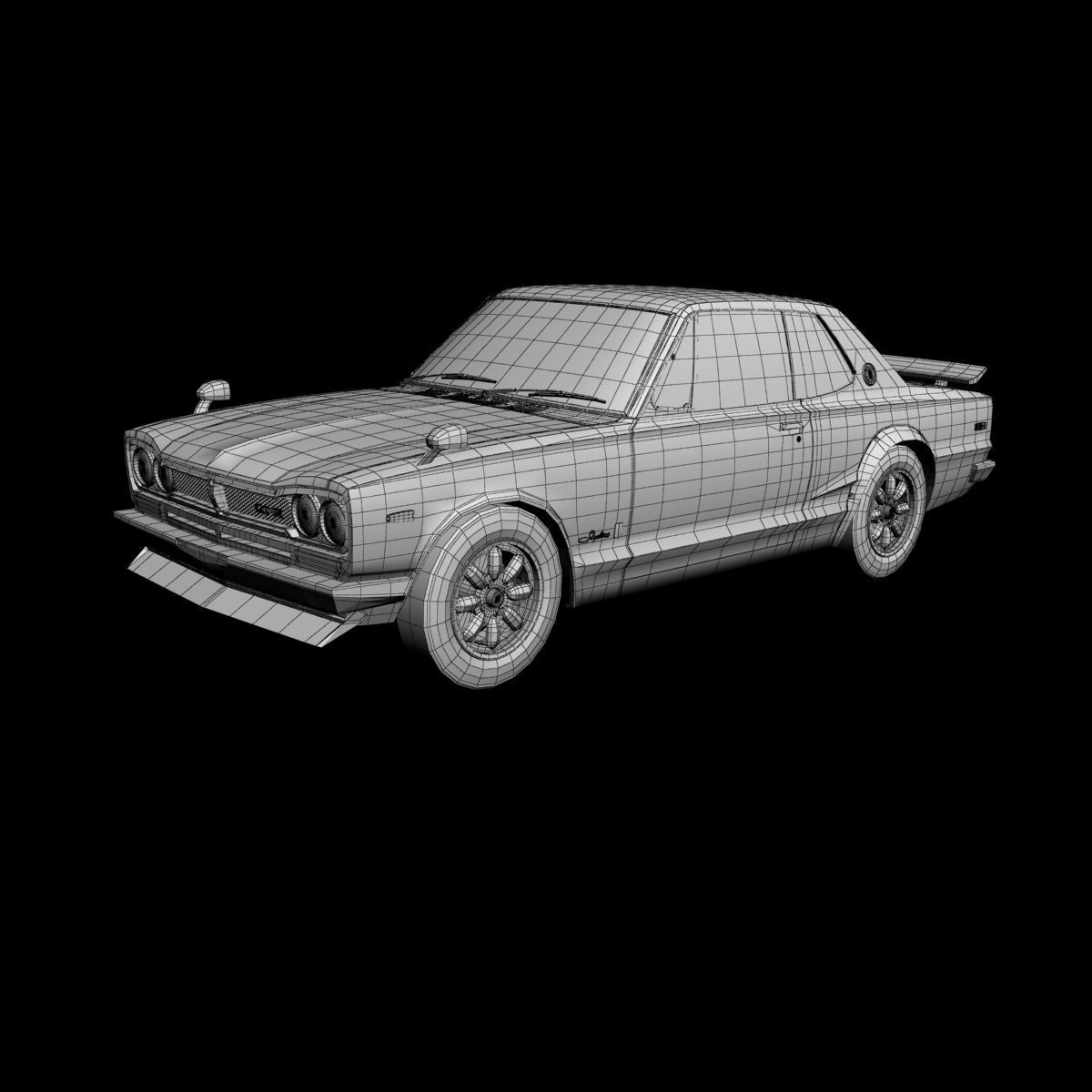 Nissan Skyline GT-R C10 3D model_14