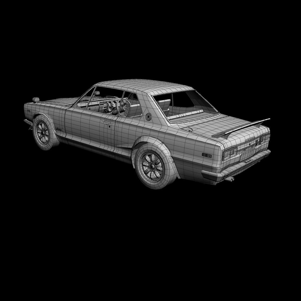 Nissan Skyline GT-R C10 3D model_16