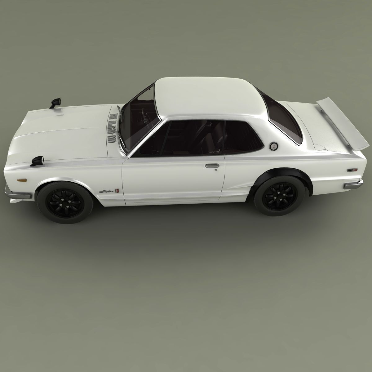 Nissan Skyline GT-R C10 3D model_6