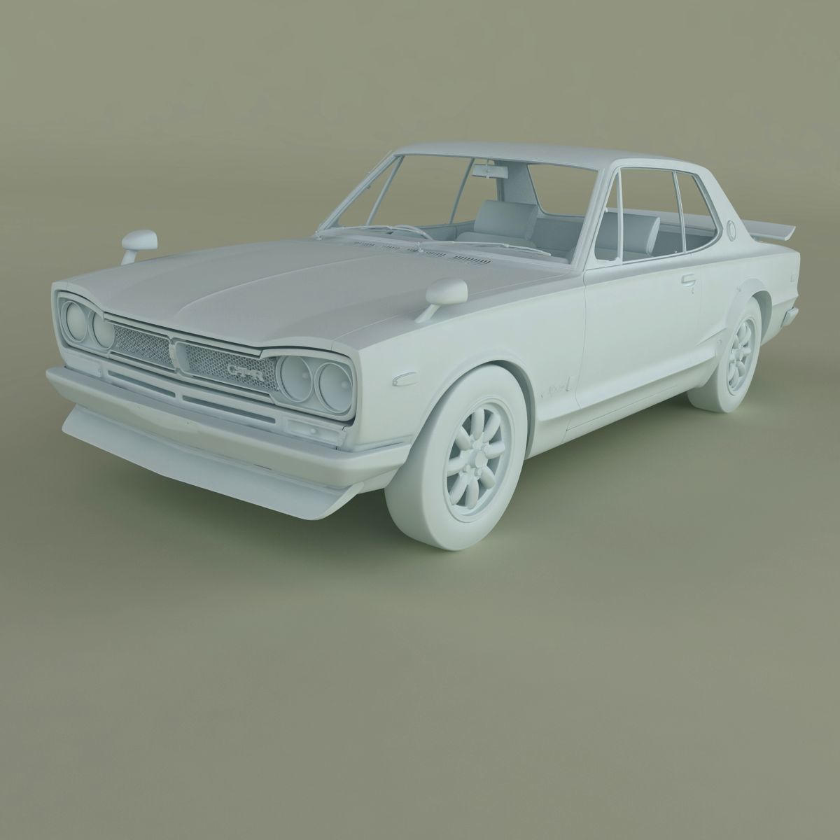Nissan Skyline GT-R C10 3D model_11