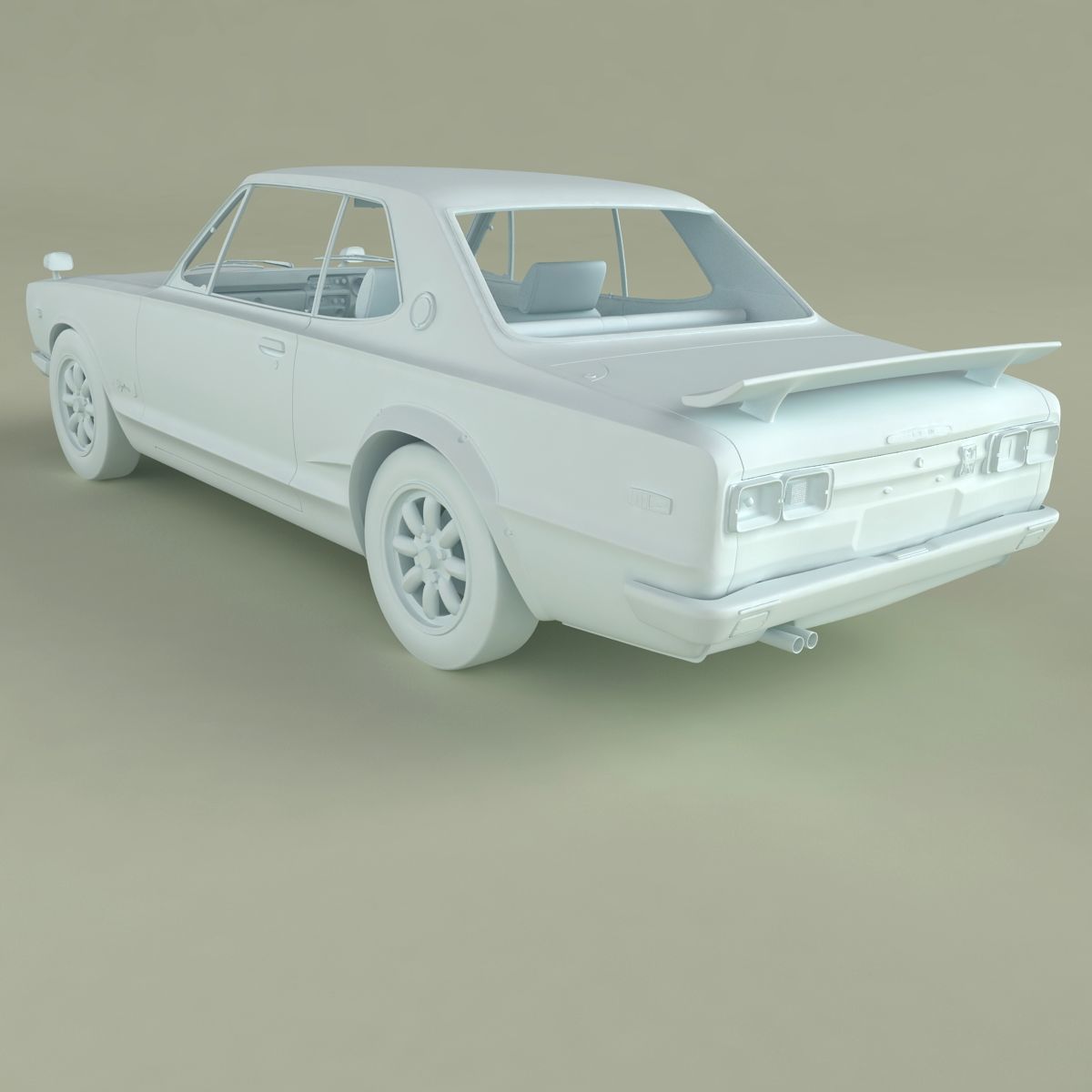 Nissan Skyline GT-R C10 3D model_12