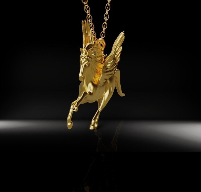 Horse jewellery 3D print model_2