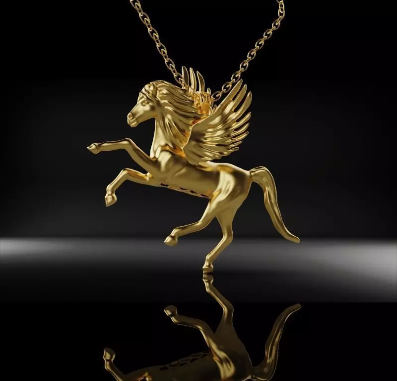 Horse jewellery 3D print model_0