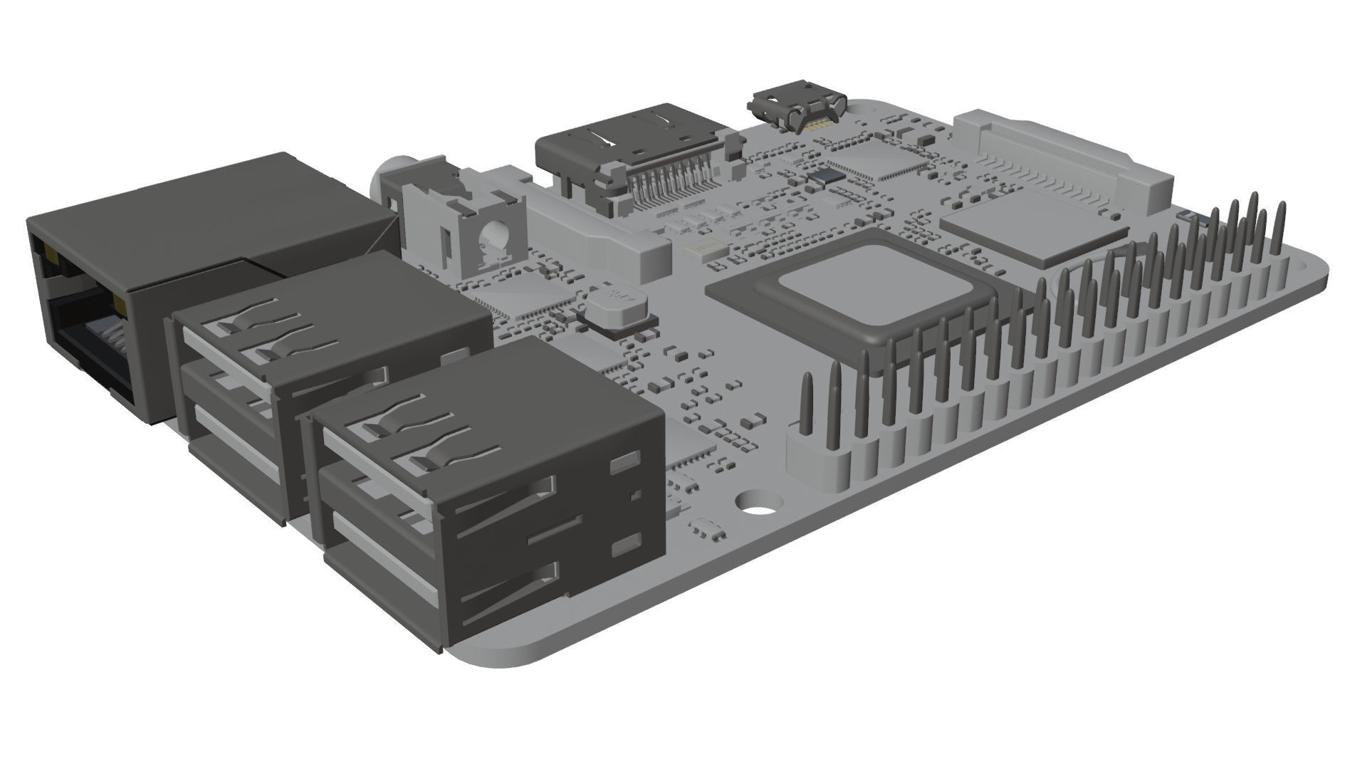 Asus Thinker board 3D model_18