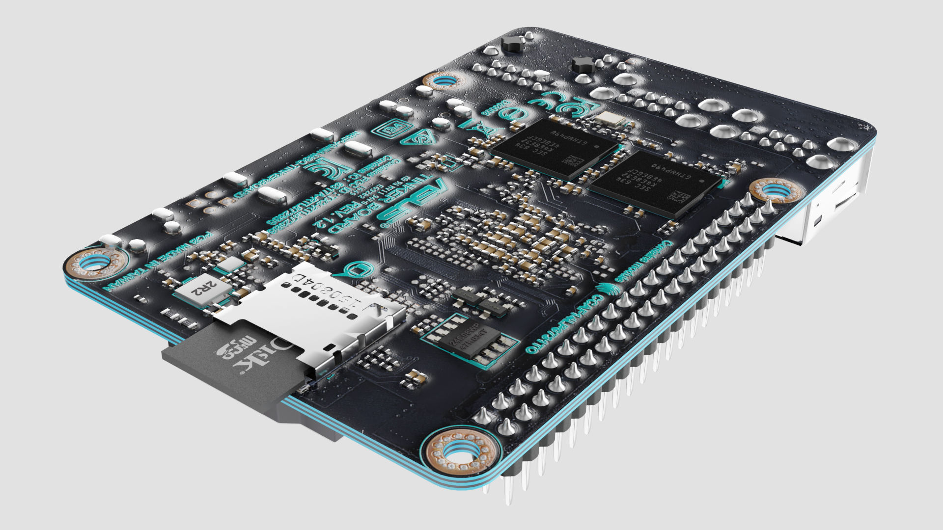 Asus Thinker board 3D model_3