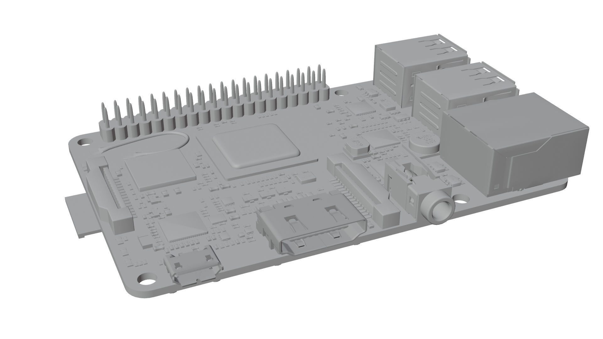 Asus Thinker board 3D model_15