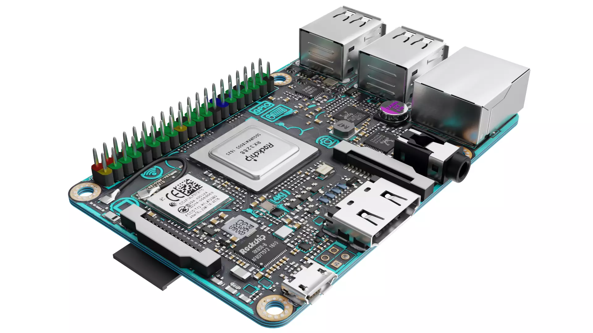 Asus Thinker board 3D model_0