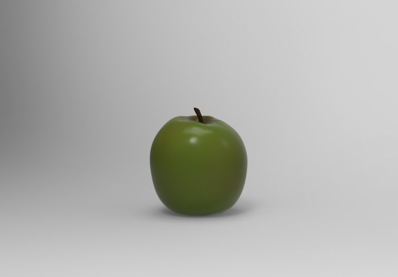 Apple 3D model_2