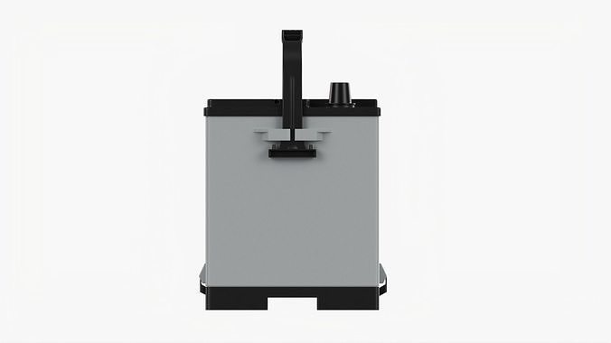Delphi MaxStart AGM Car Battery 3D model 5