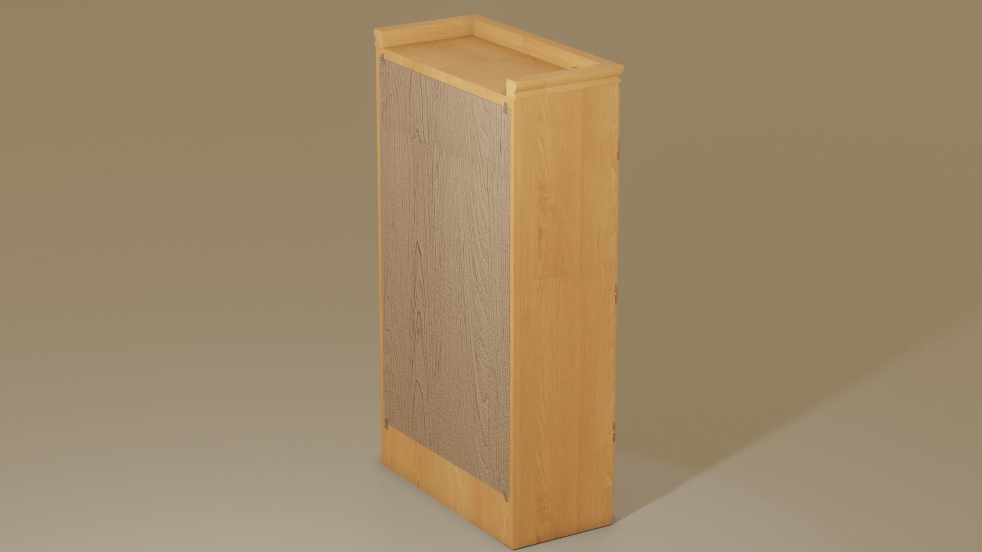 Rustic wardrobe Free 3D model_2