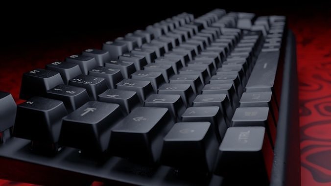 Apex Pro inspired Keyboard 3D model