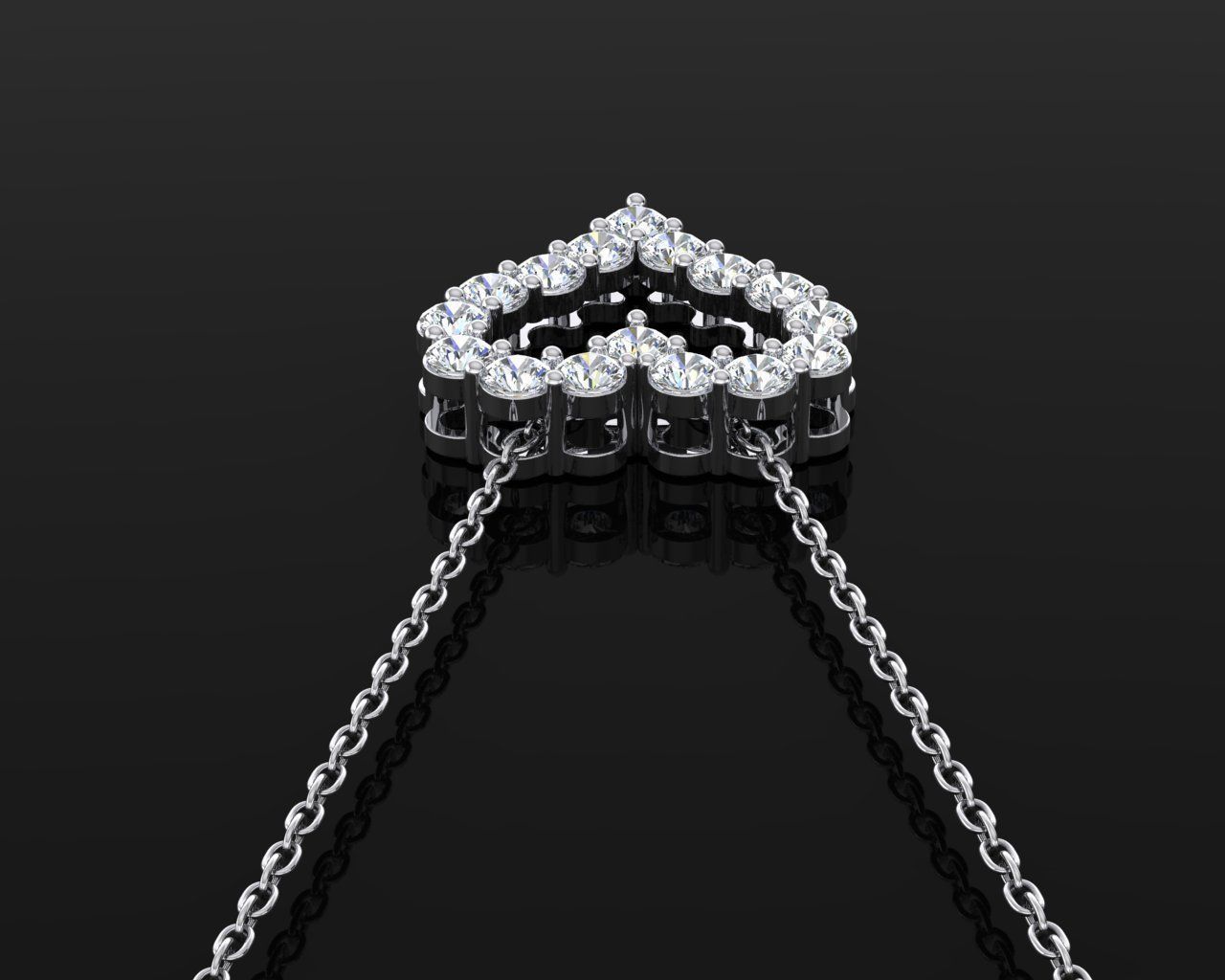 Pendant Heart 3D print model_2