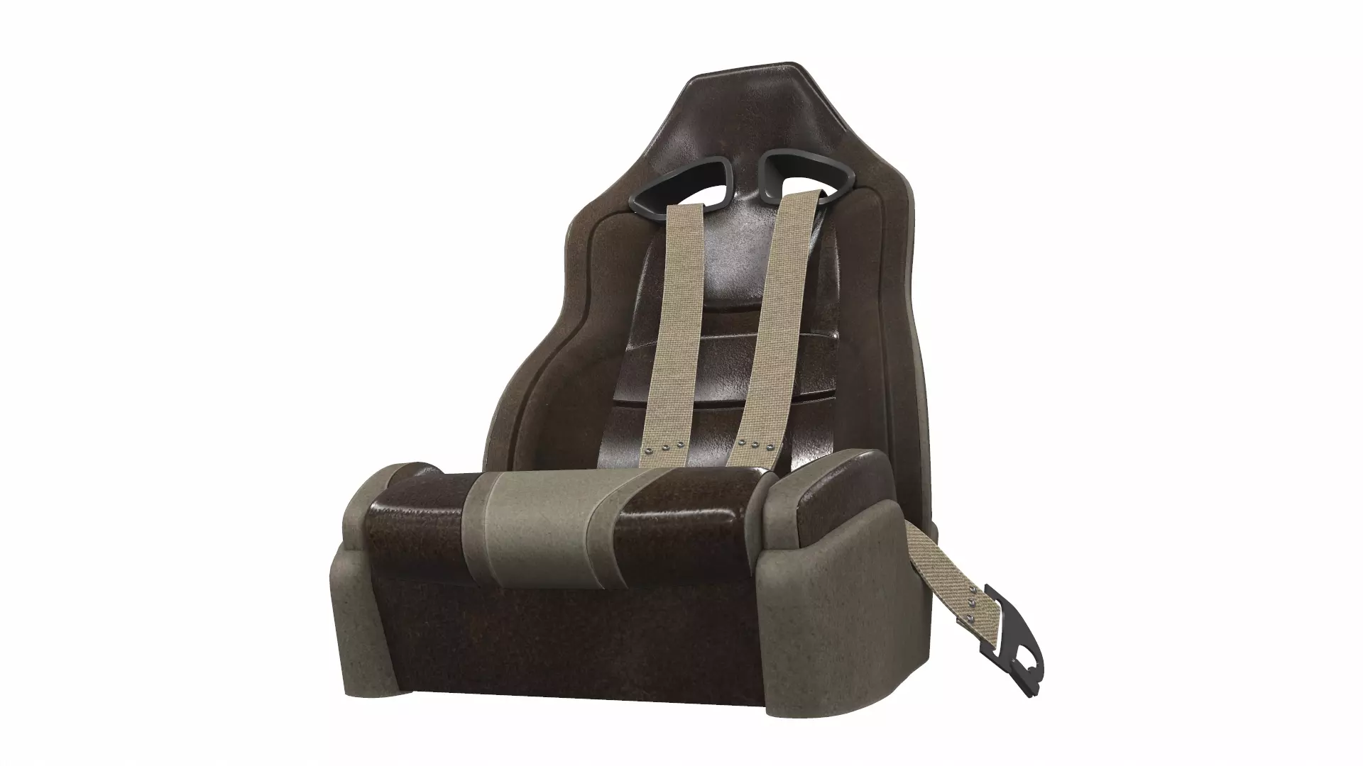 Car seat sport racing sr 6 3D model