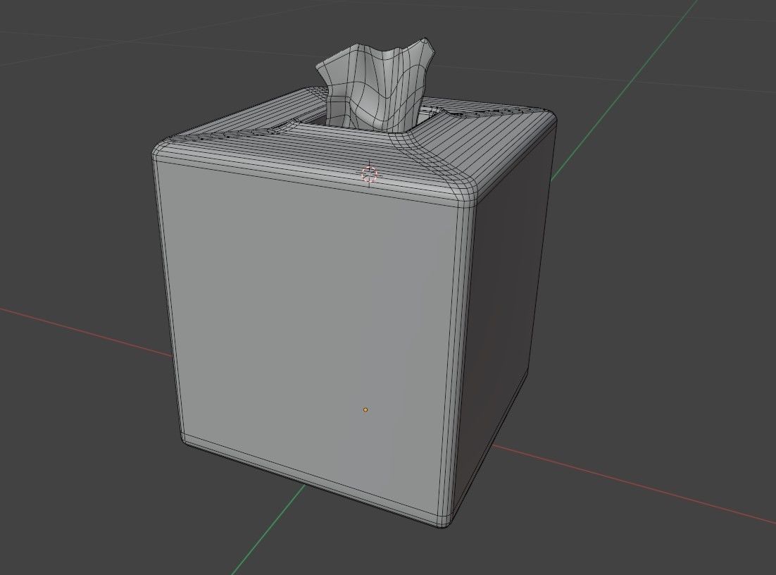 Tissue Box 3D model_4