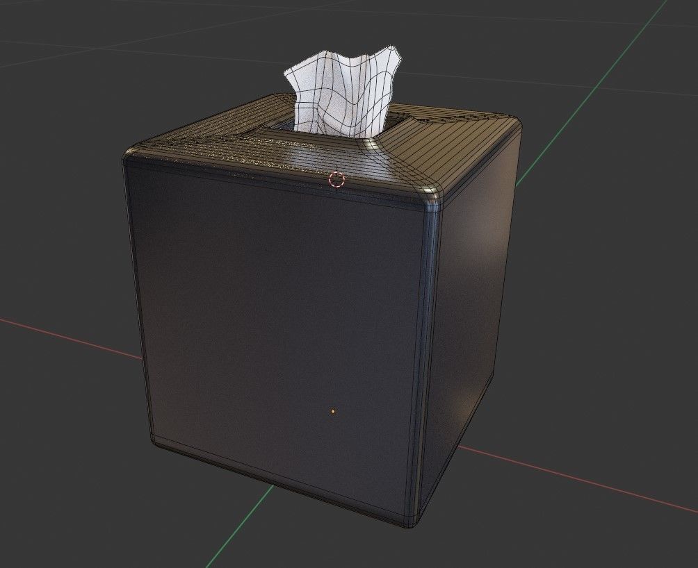 Tissue Box 3D model_5