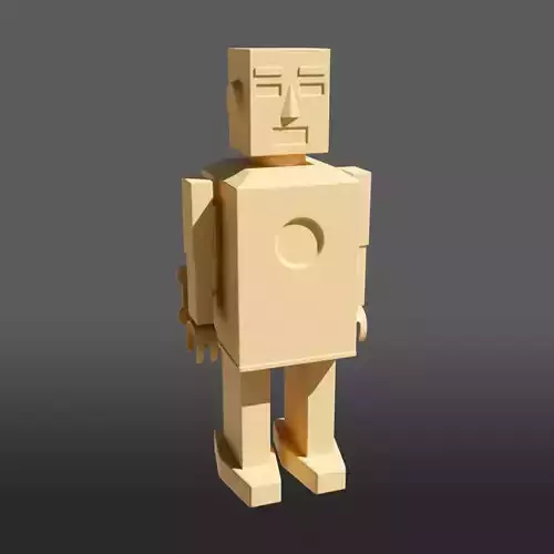 Toy Robot Lilliput - 3D printing 3D print model