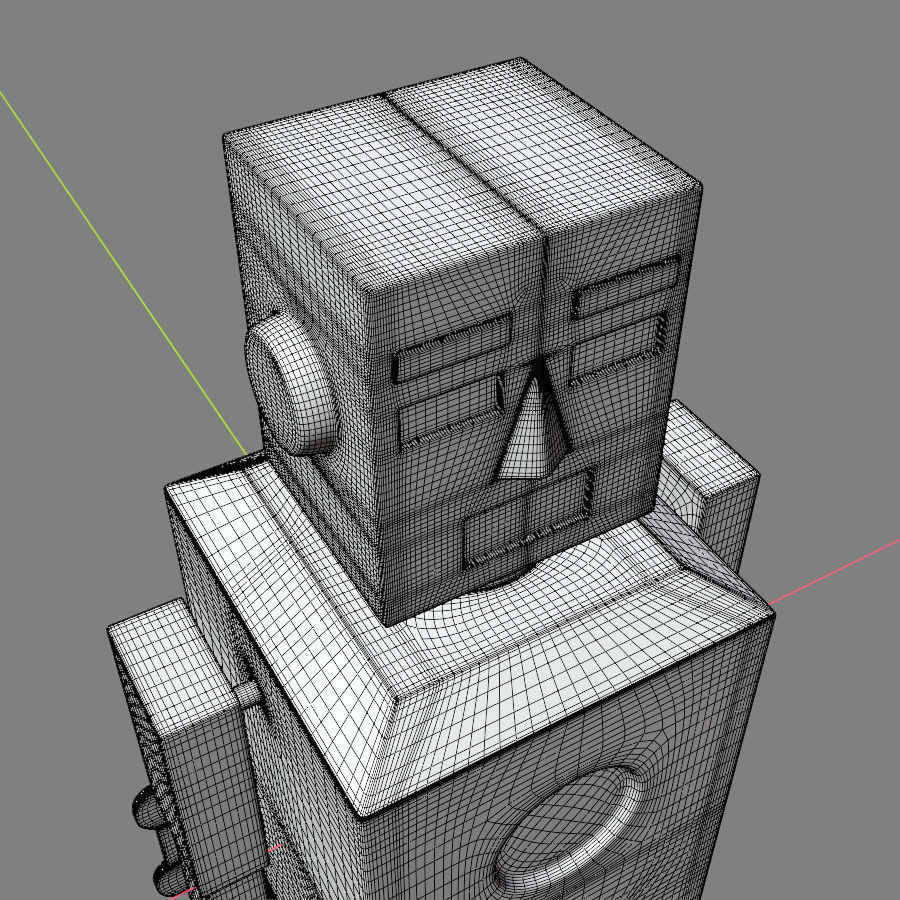 Toy Robot Lilliput - 3D printing 3D print model_7