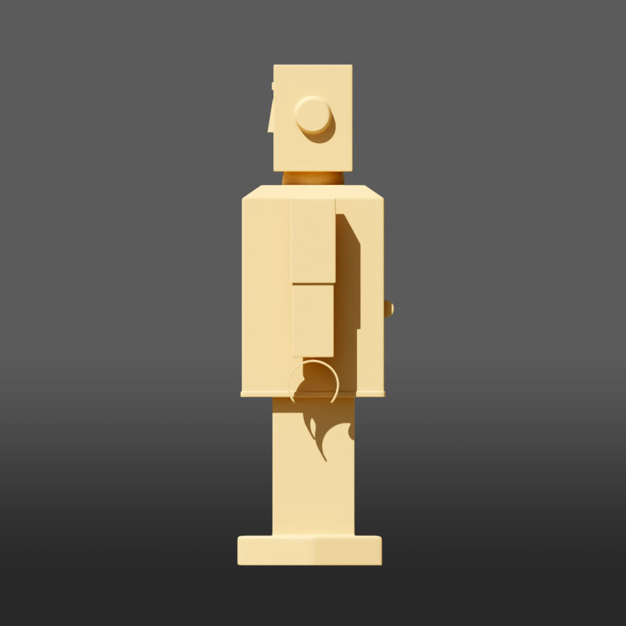 Toy Robot Lilliput - 3D printing 3D print model_4