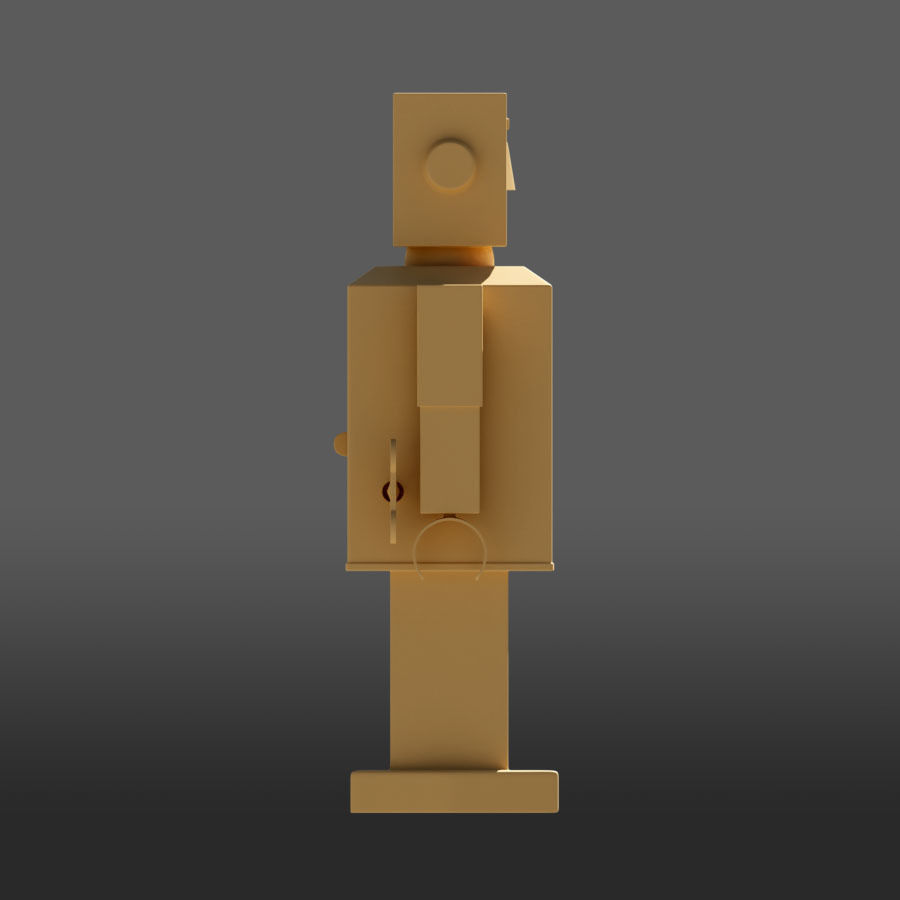 Toy Robot Lilliput - 3D printing 3D print model_6