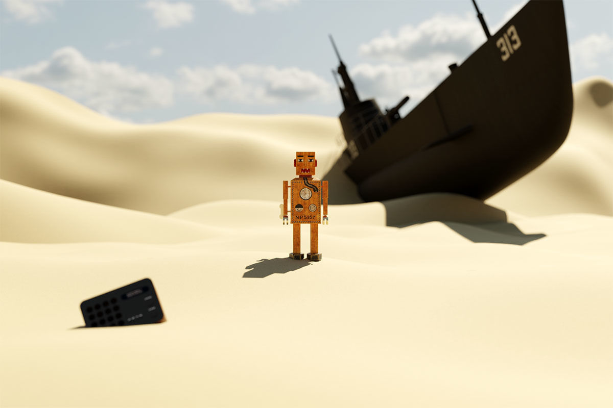 Toy Robot Lilliput - 3D printing 3D print model_10