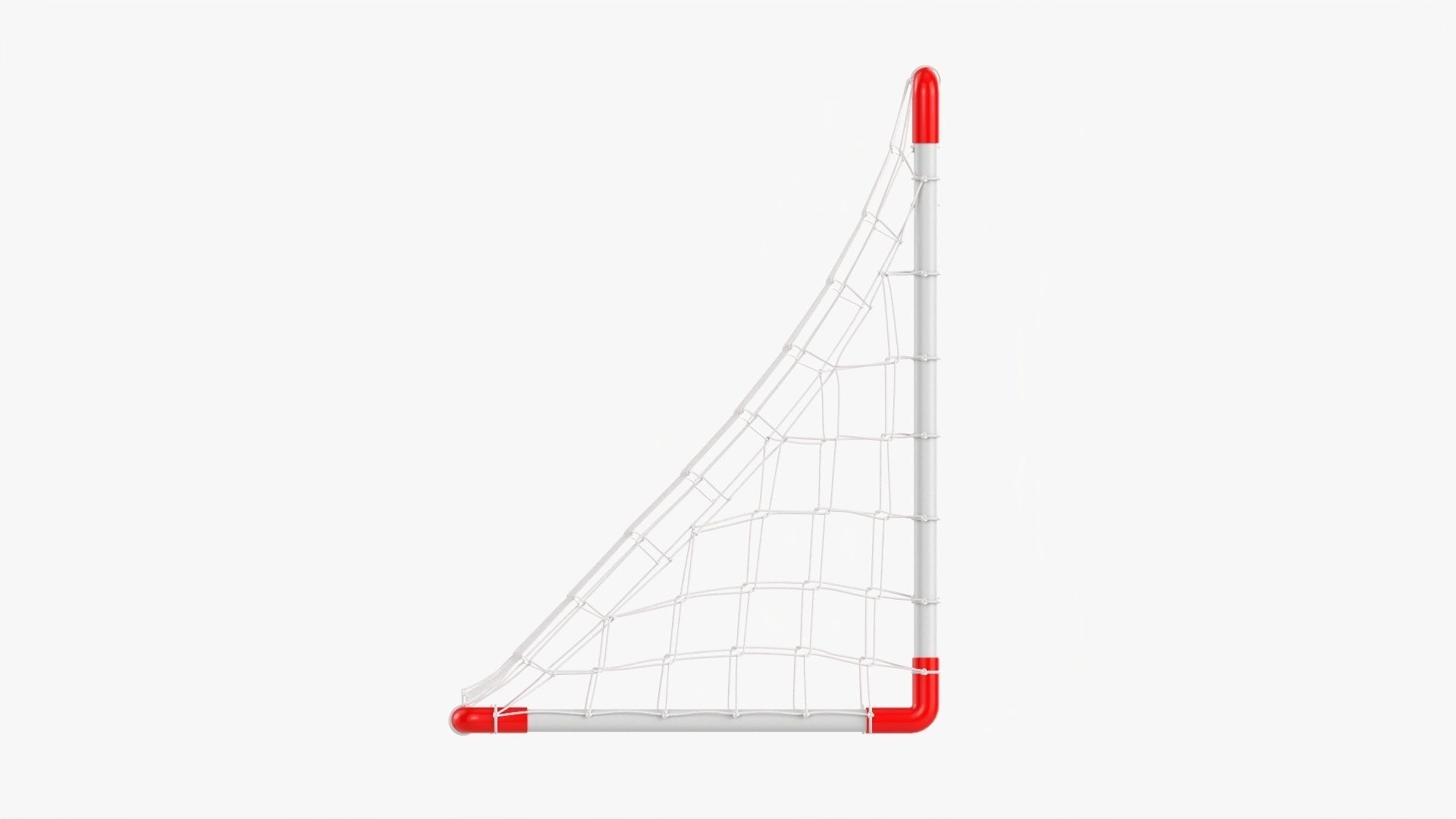 Small soccer goal 3D model_4